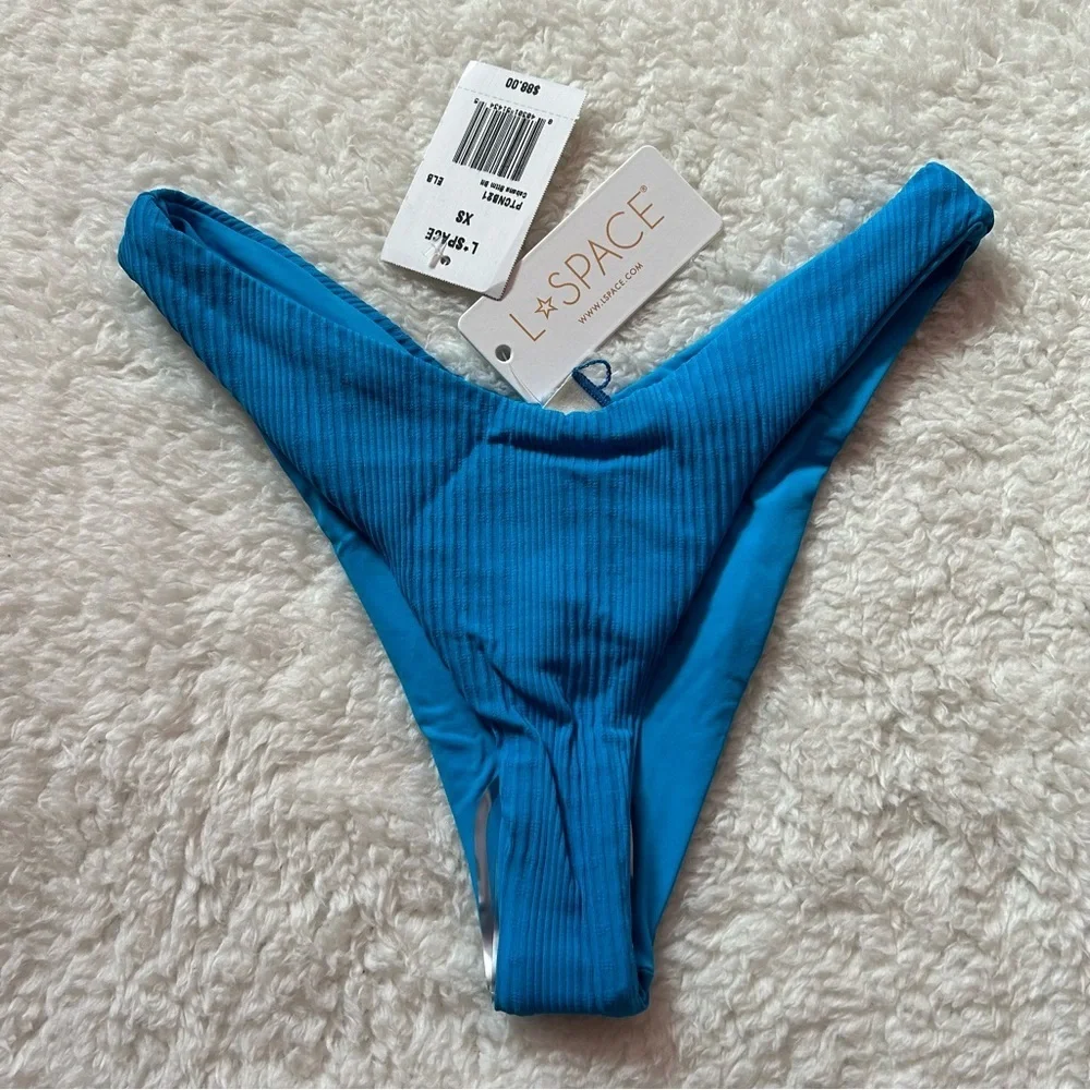 L*Space Cabana Bitsy Cut Bikini Bottoms XS NEW - Picture 4 of 4